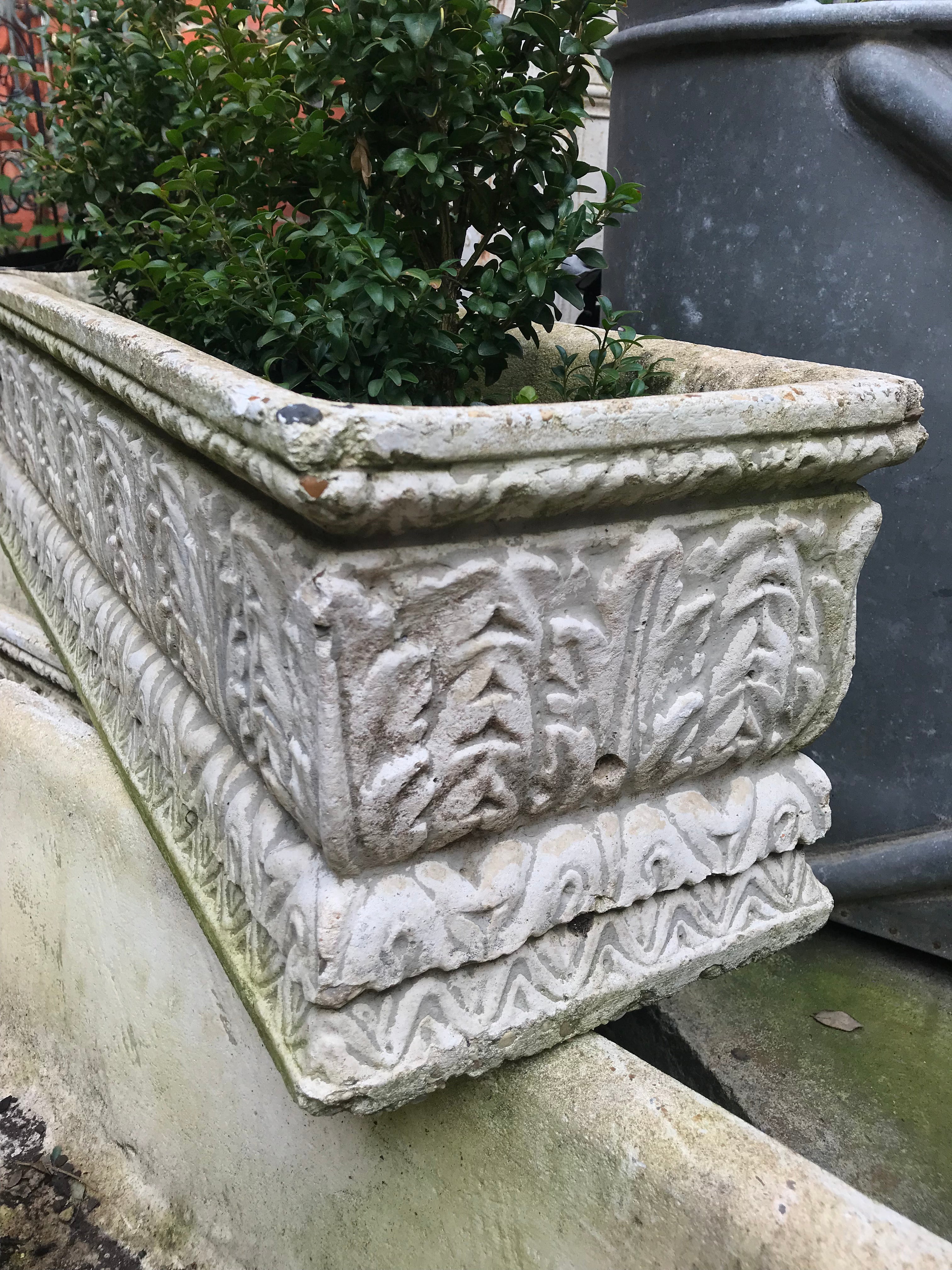 Stone French Planters