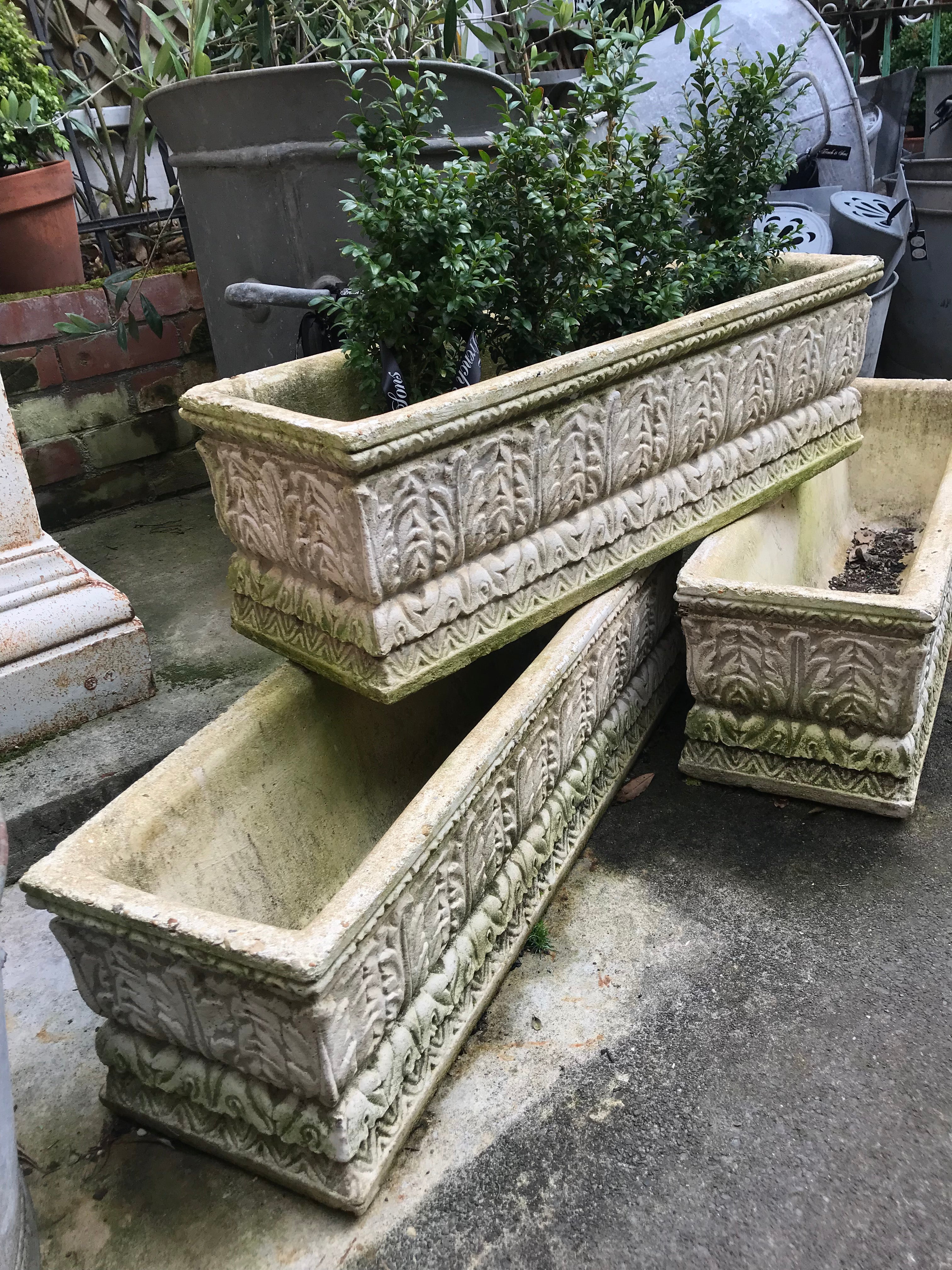 Stone French Planters