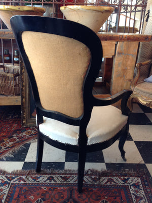 French Napoleon III Undressed Parlour Chair