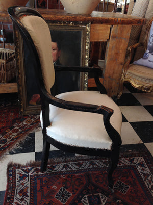 French Napoleon III Undressed Parlour Chair