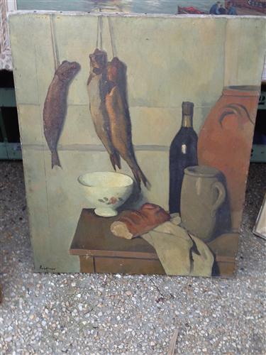 French Still Life Canvas