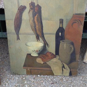French Still Life Canvas