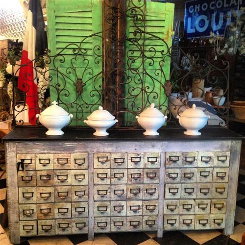 Gorgeous French Drapers Cabinet/Drawers ~ 1930's