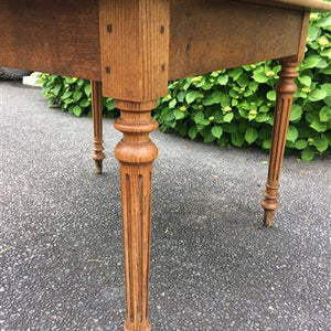 French Oak Extension Table