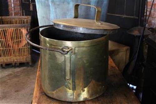 French Brass Pot