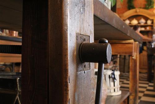 French Industrial Kitchen Island