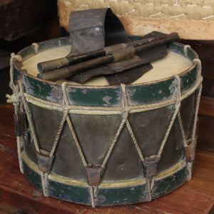 French 1940's  Brass Drum