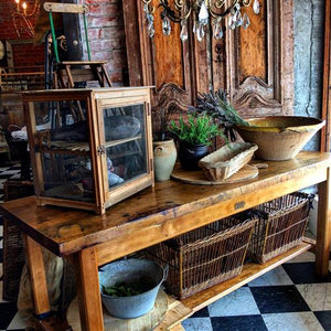 1930's French Butchers Table
