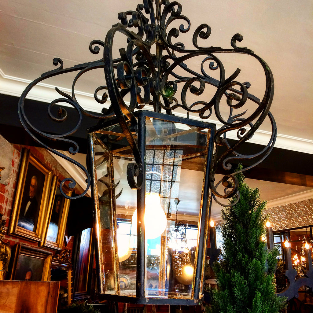 19th Century Wrought Iron Light