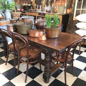 French Oak Extension Table (1890)