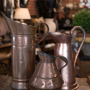 19th Century French Copper Jugs