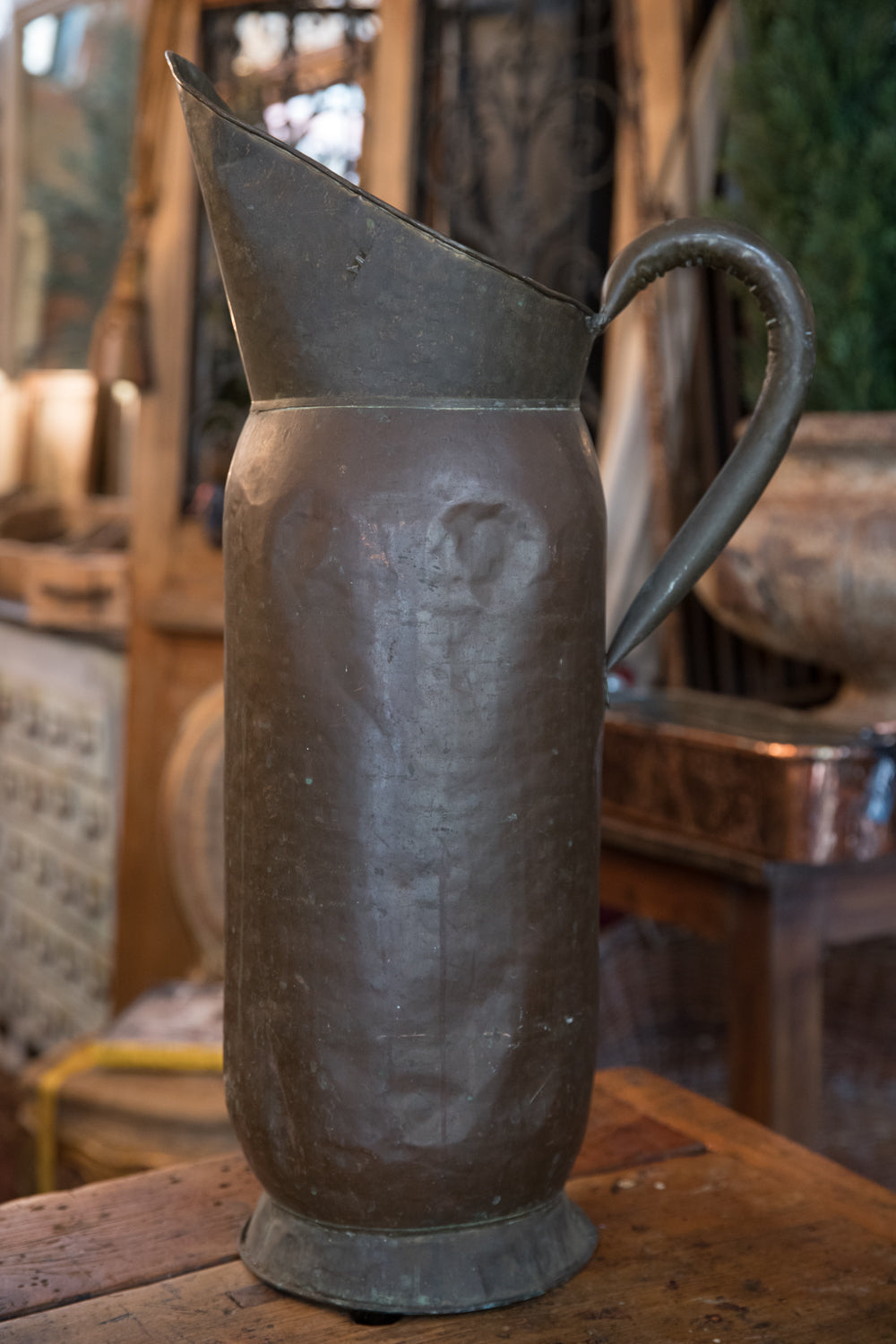 Large 19th Century Copper Jug