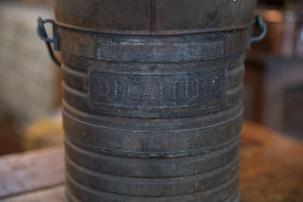 Vintage French Decalitre Measure