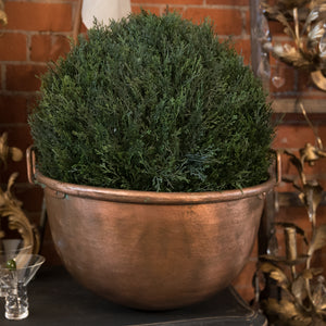 Large French Copper Cauldron