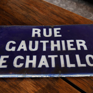 19th Century French Stone Street Signs