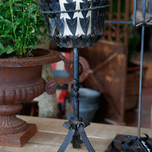 French Wrought Iron Candlestick