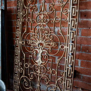 19th Century French Wrought Iron Grills