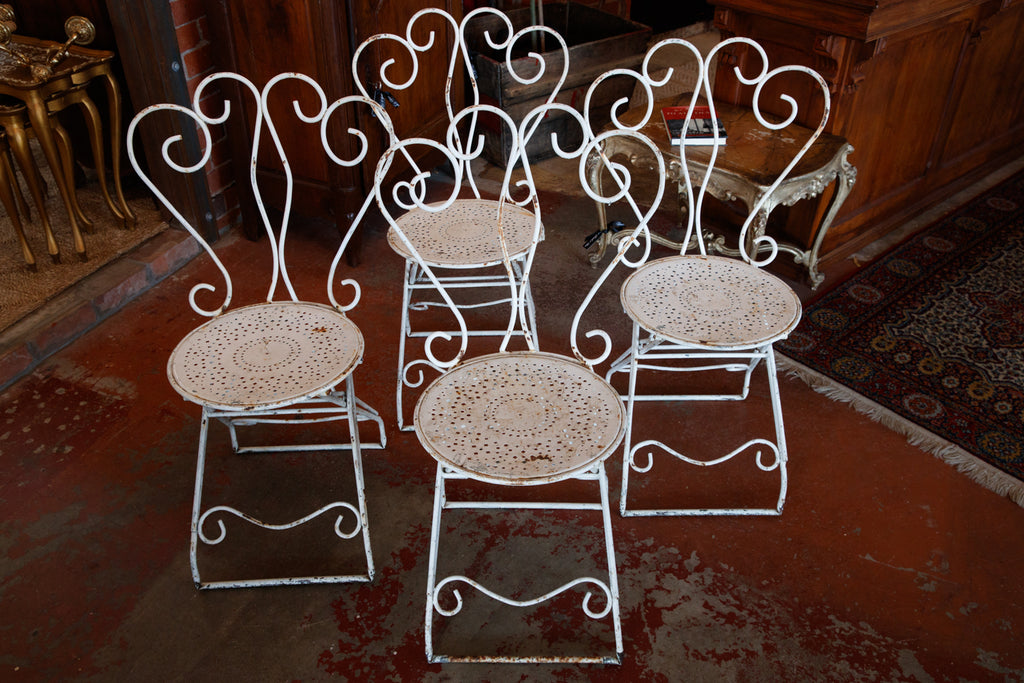 French Iron Garden Chairs