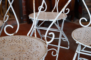 French Iron Garden Chairs