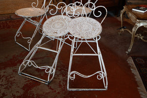 French Iron Garden Chairs