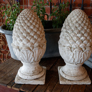 French Acorns - White Patina