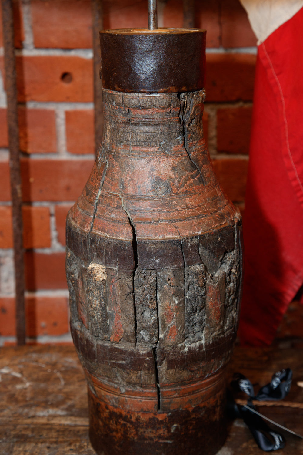 19th Century Sicilian Cart Axle Lamps