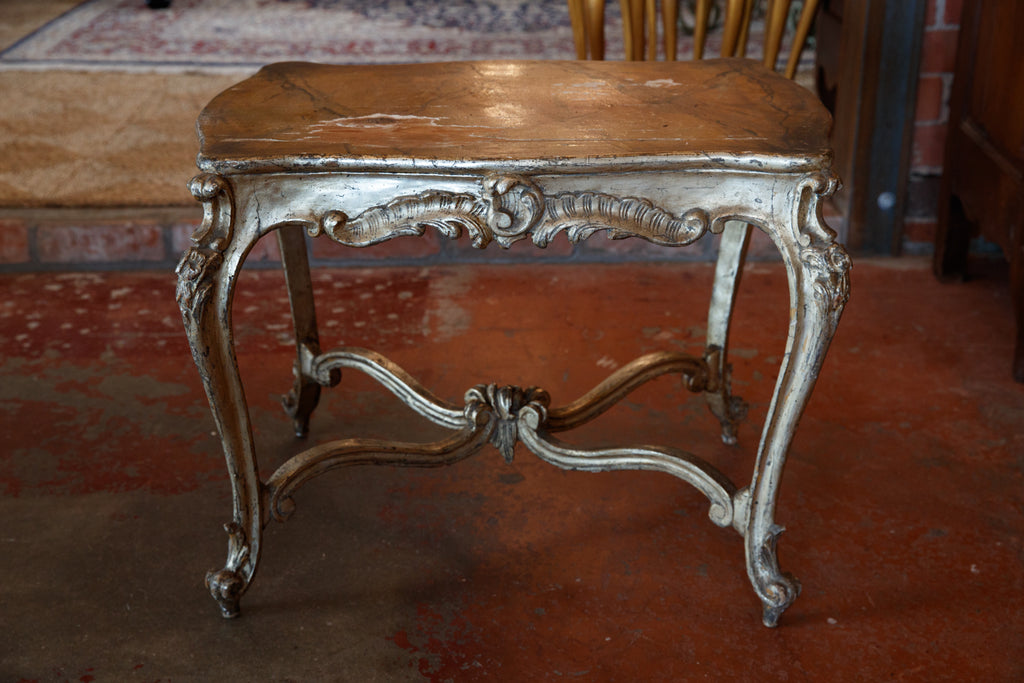 Italian Silver & Gold Gilded Table