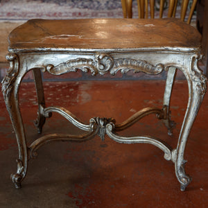 Italian Silver & Gold Gilded Table