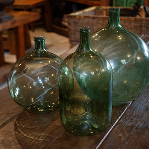 French Green Demi Johns