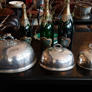 Vintage French Silver Plated Domes