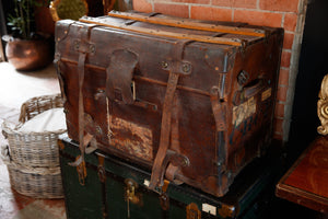 Vintage Leather Trunk