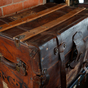 Vintage Leather Trunk