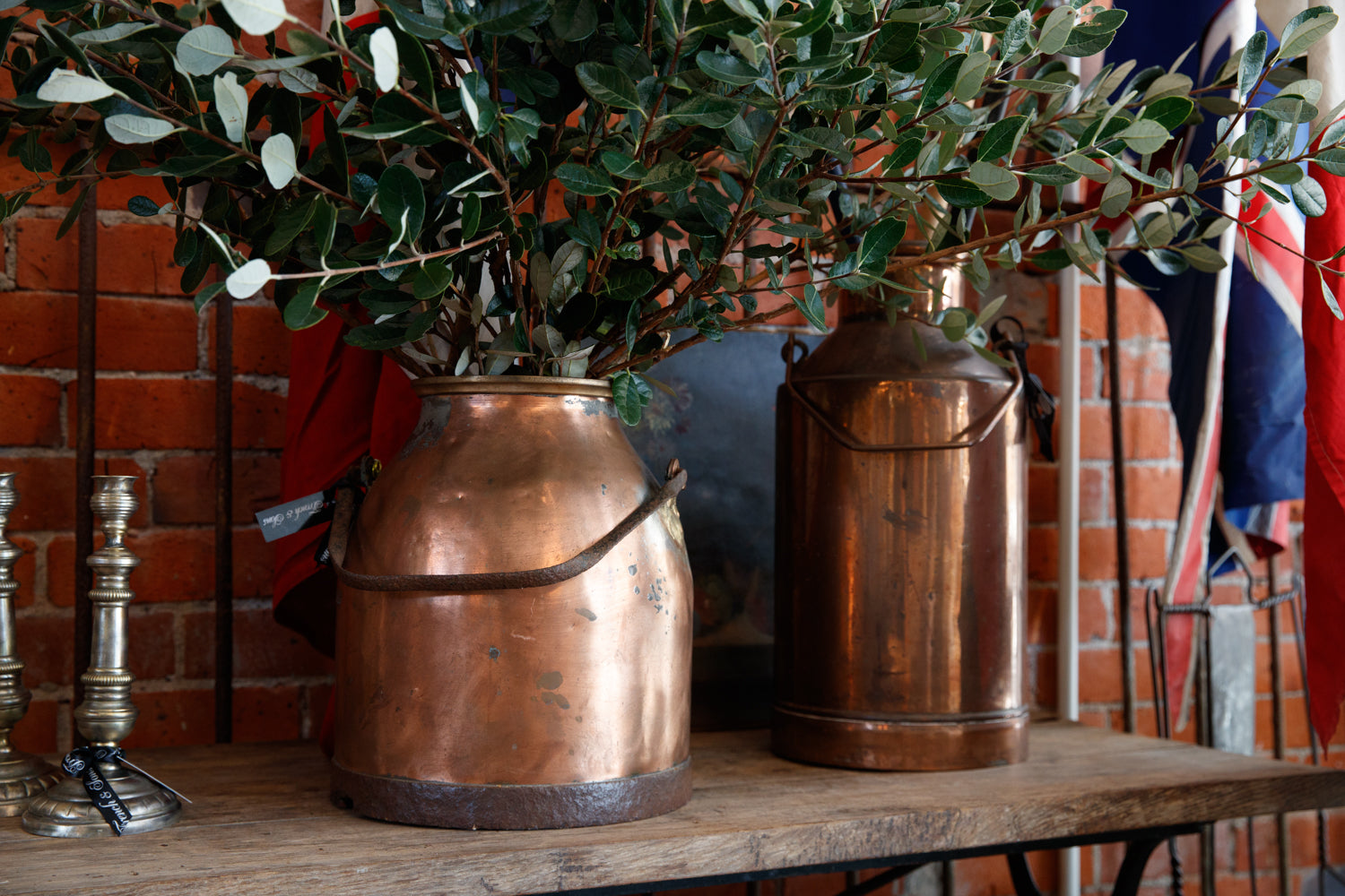 French Copper Churns