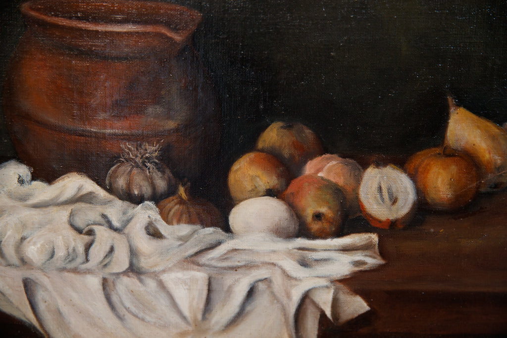 Large French Oil Still Life