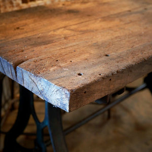 1940's French Industrial Workroom Table