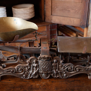 French Cast Iron Shop Scales