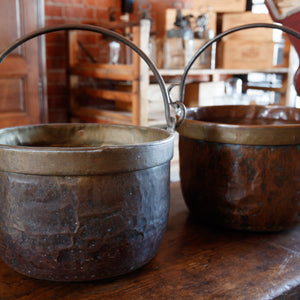 19th Century French Copper Cauldrons