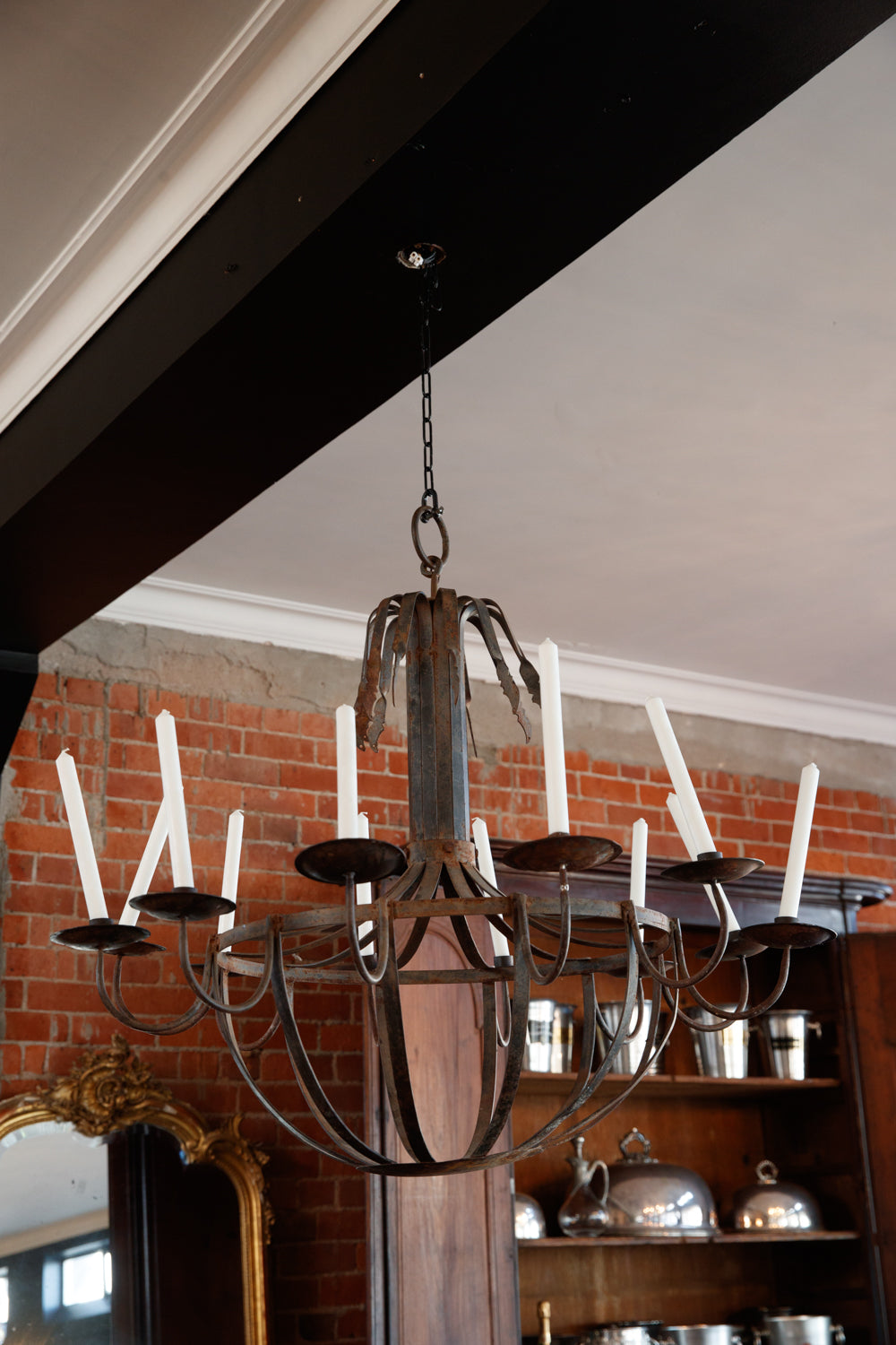 French Wrought Iron Candelabra