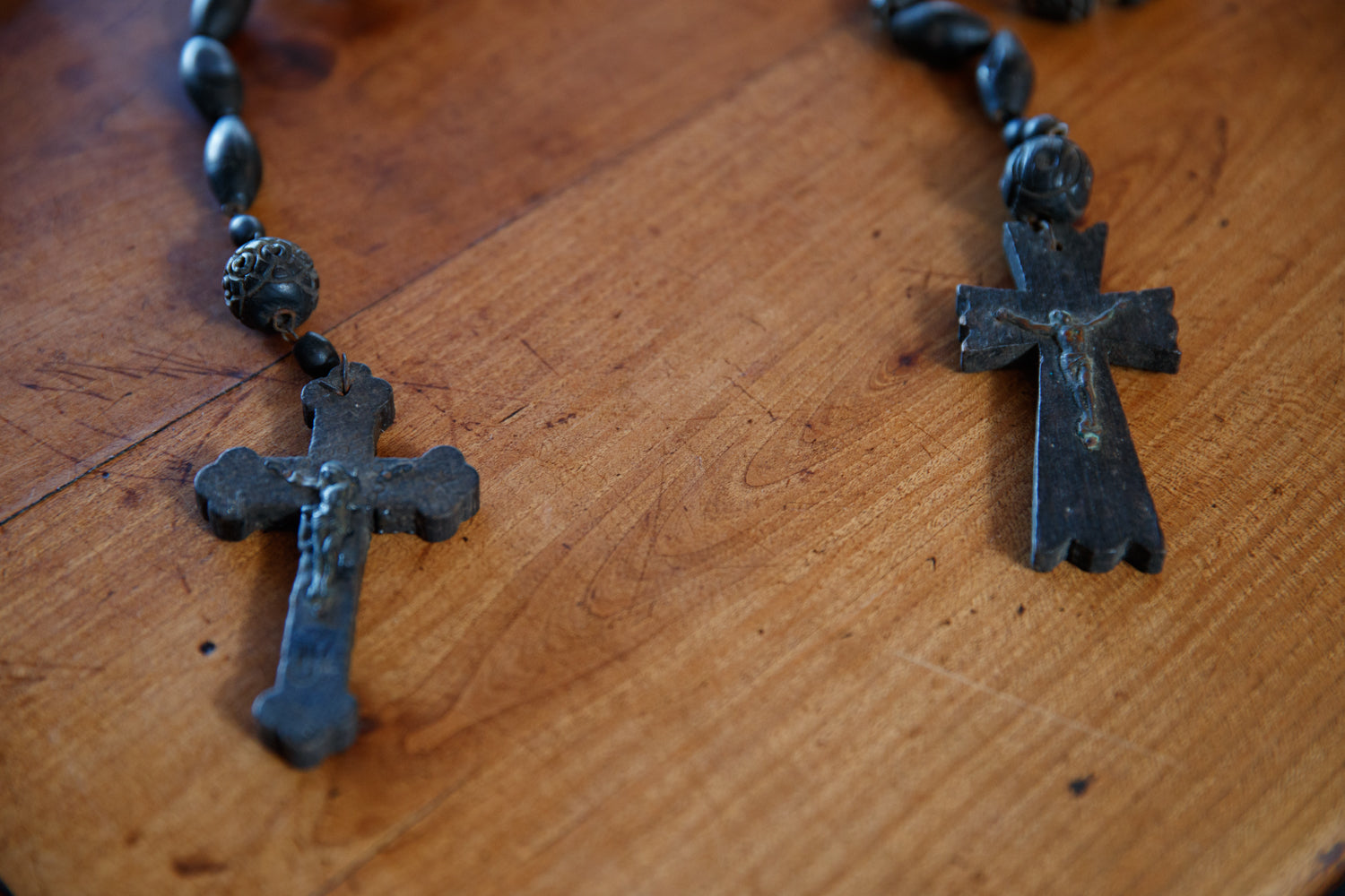 Large Wooden French Rosaries