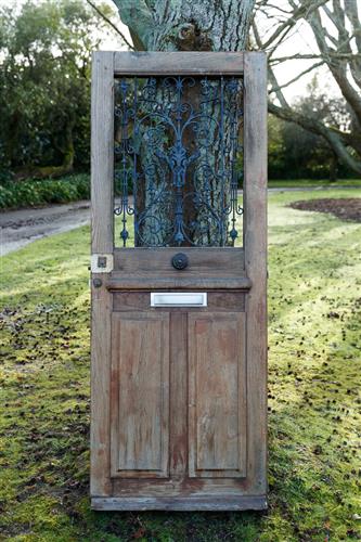 French Wrought Iron Entrance Door