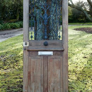 French Wrought Iron Entrance Door