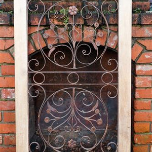 Framed French Wrought Iron Decoration