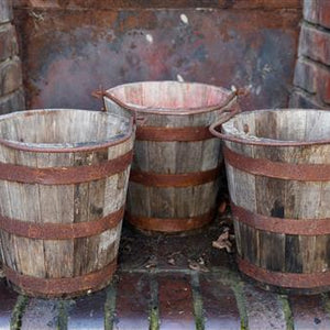 Wooden French Water Buckets