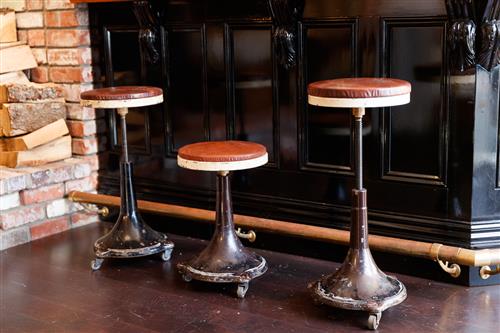 Original 1920's French Factory Stools