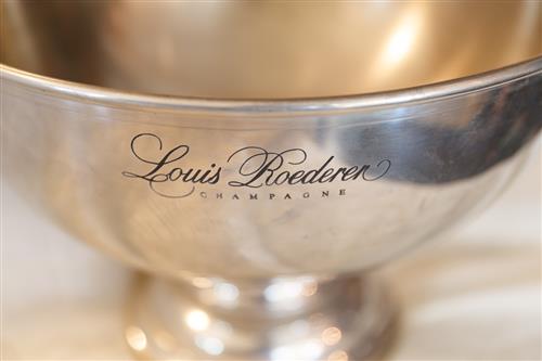 Pewter French Champagne Bucket - Louis Roederer