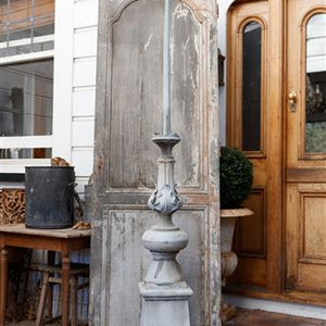 19th Century Chateau Zinc Finial