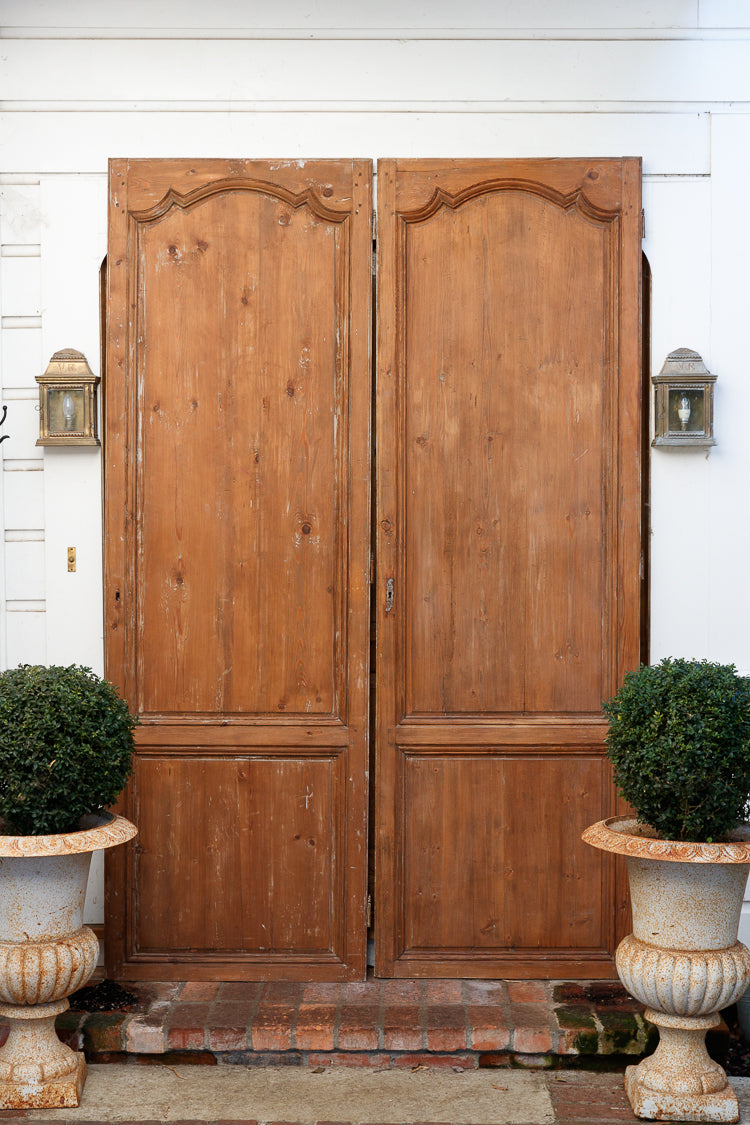 French 19th Century Cedar Doors