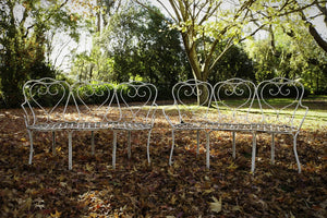 Wrought Iron Garden Benches