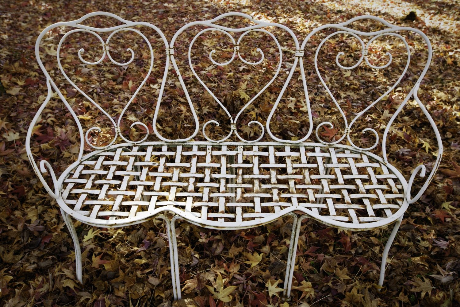 Wrought Iron Garden Benches