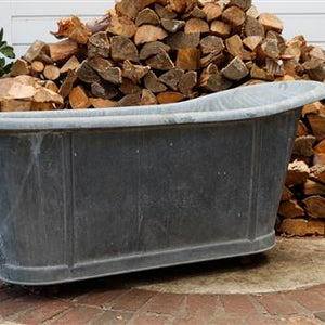French Zinc 19th Century Bath